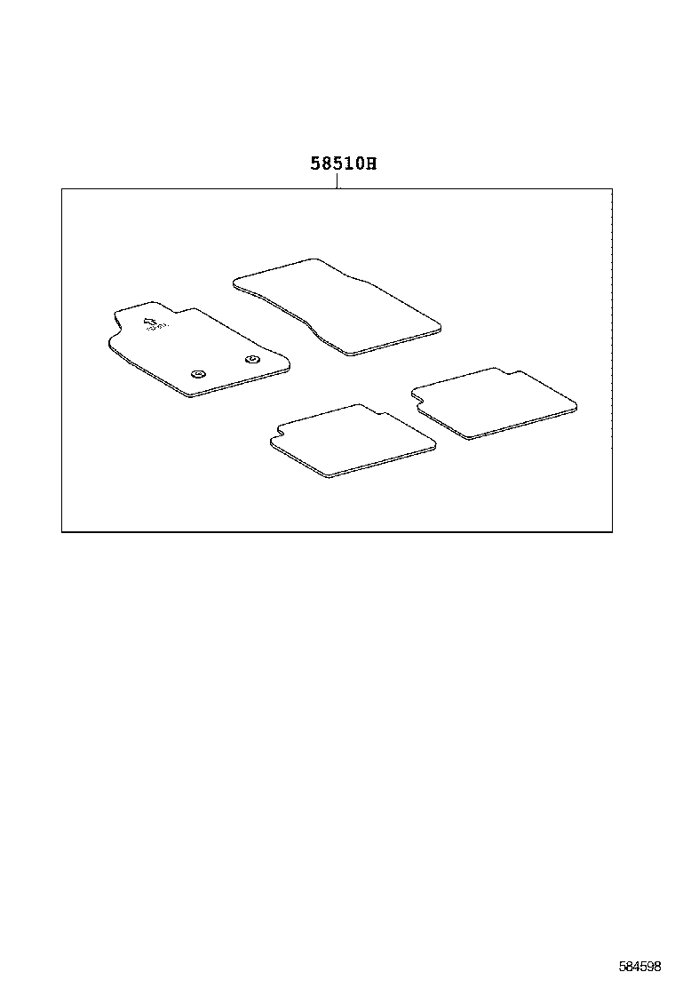 90467-T0029 CLIP(FOR FRONT FLOOR CARPET) product image