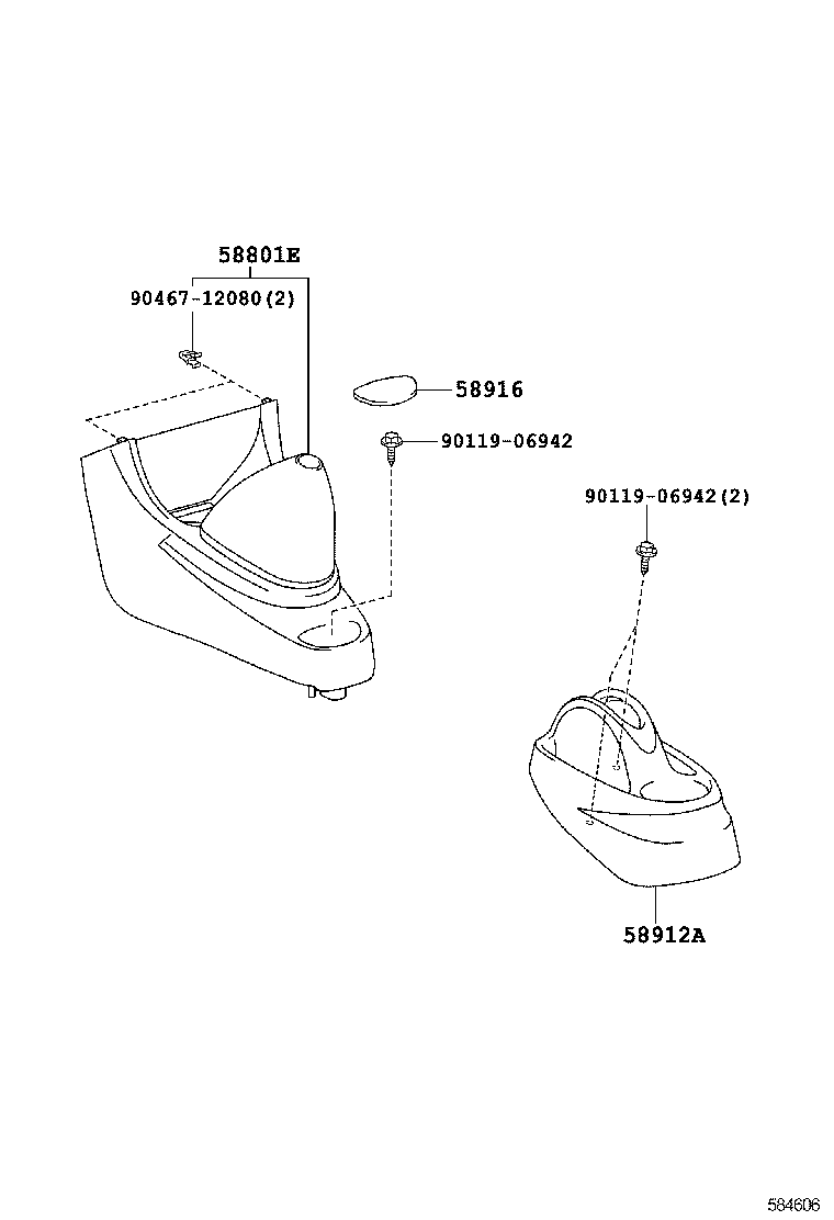 58916-0D020 MAT, BOX BOTTOM product image