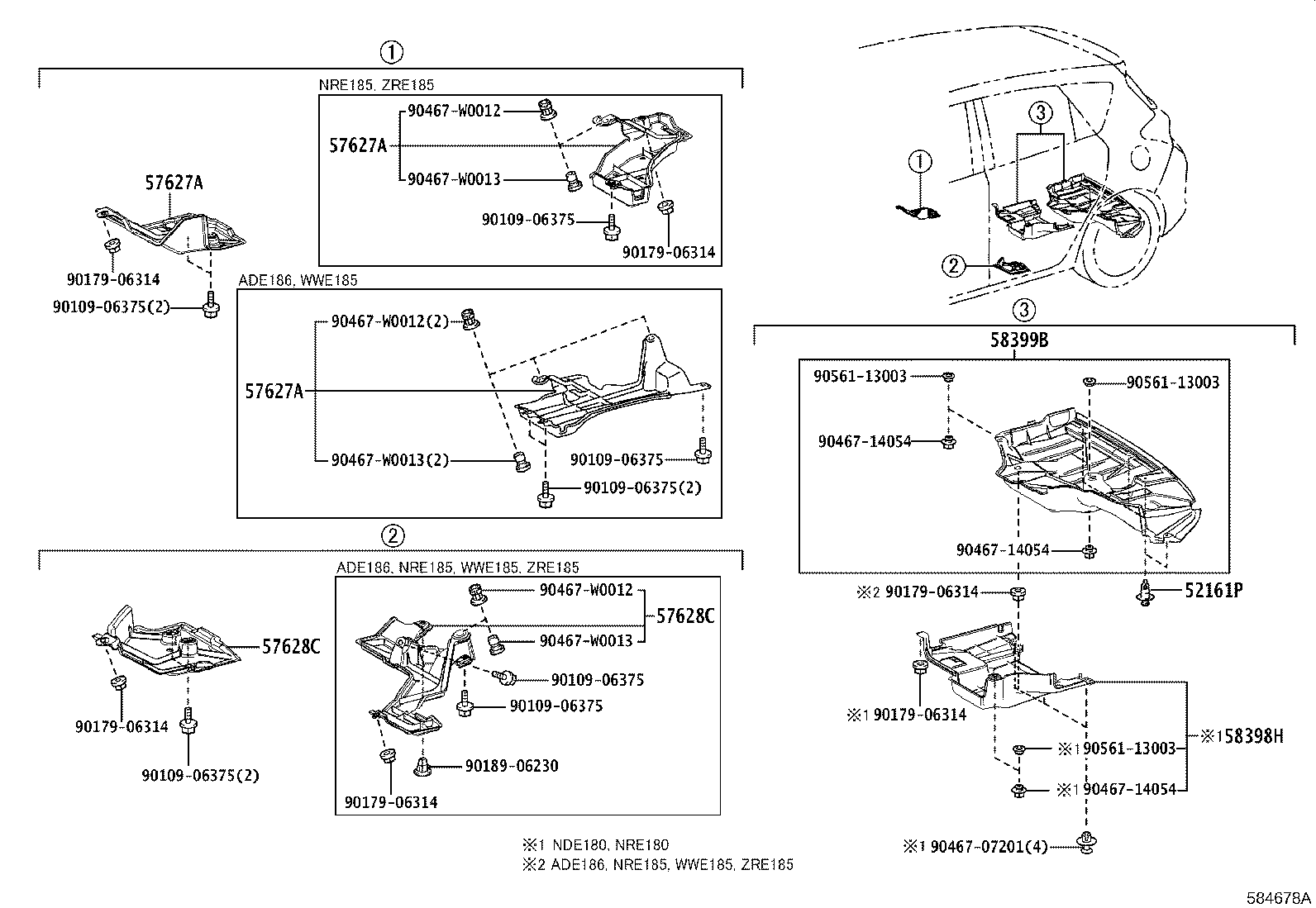 57683-02120 BRACKET, FUEL TANK MOUNTING, NO.1 product image