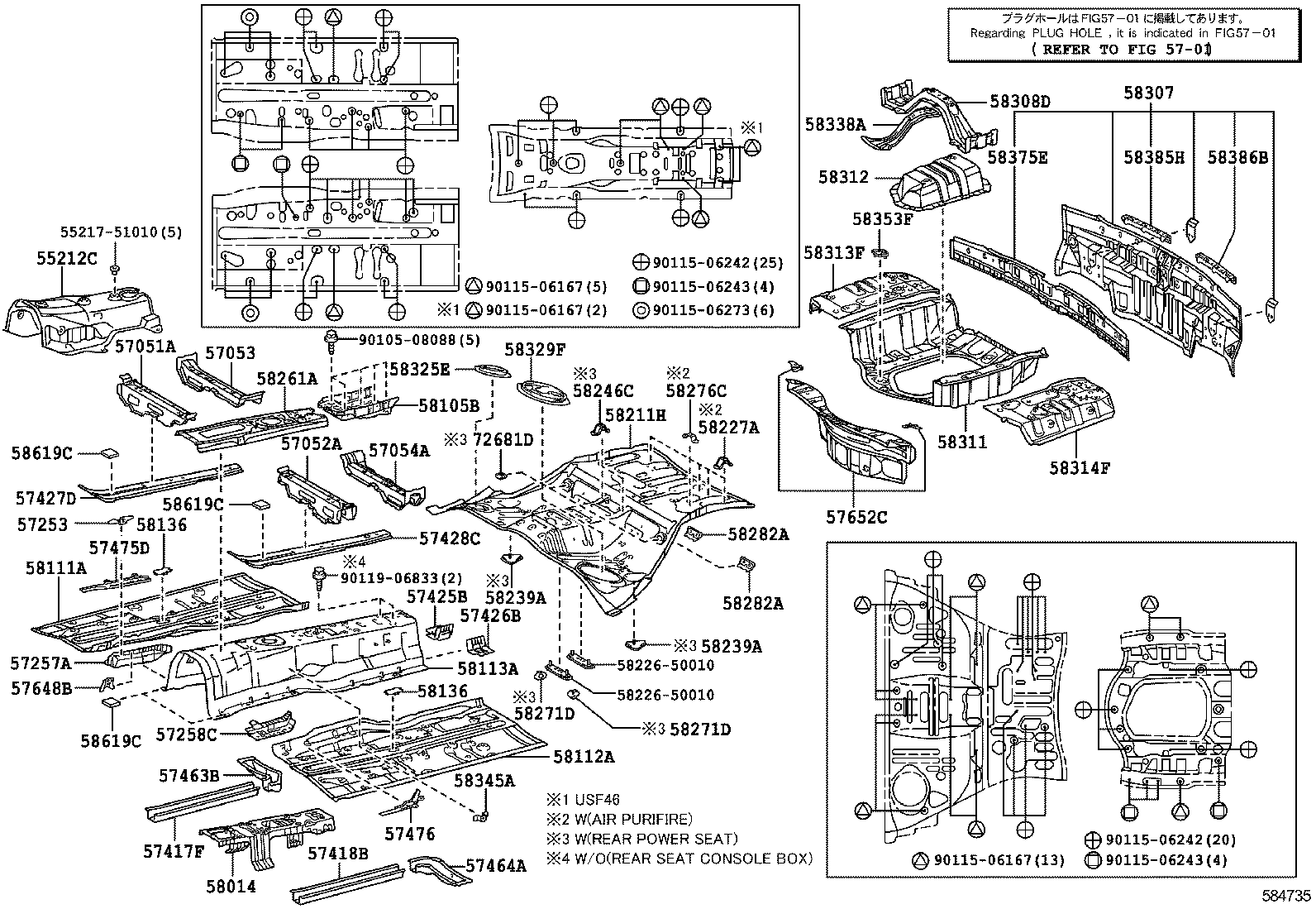 58307-50072 PANEL SUB-ASSY, BODY LOWER BACK product image