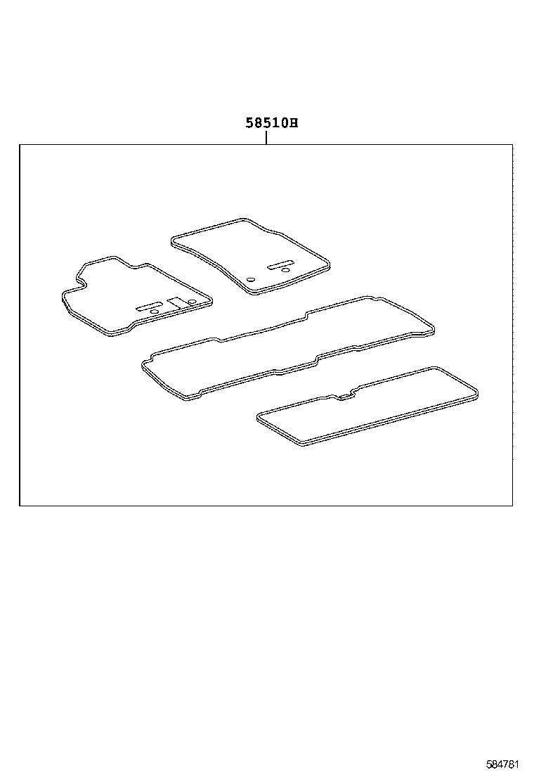 58510-YY710-A0 MAT ASSY, FLOOR product image