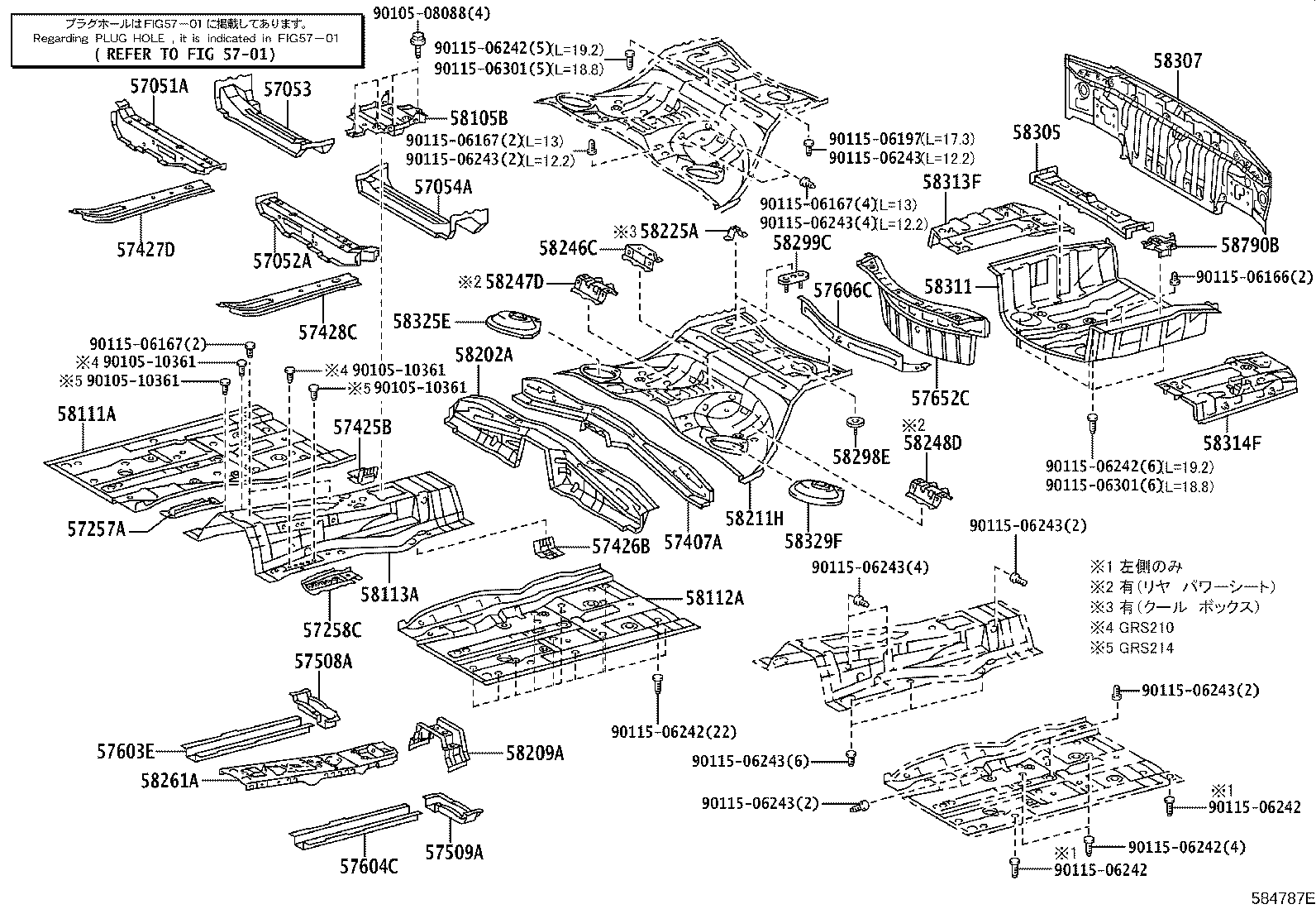 58307-30830 PANEL SUB-ASSY, BODY LOWER BACK product image