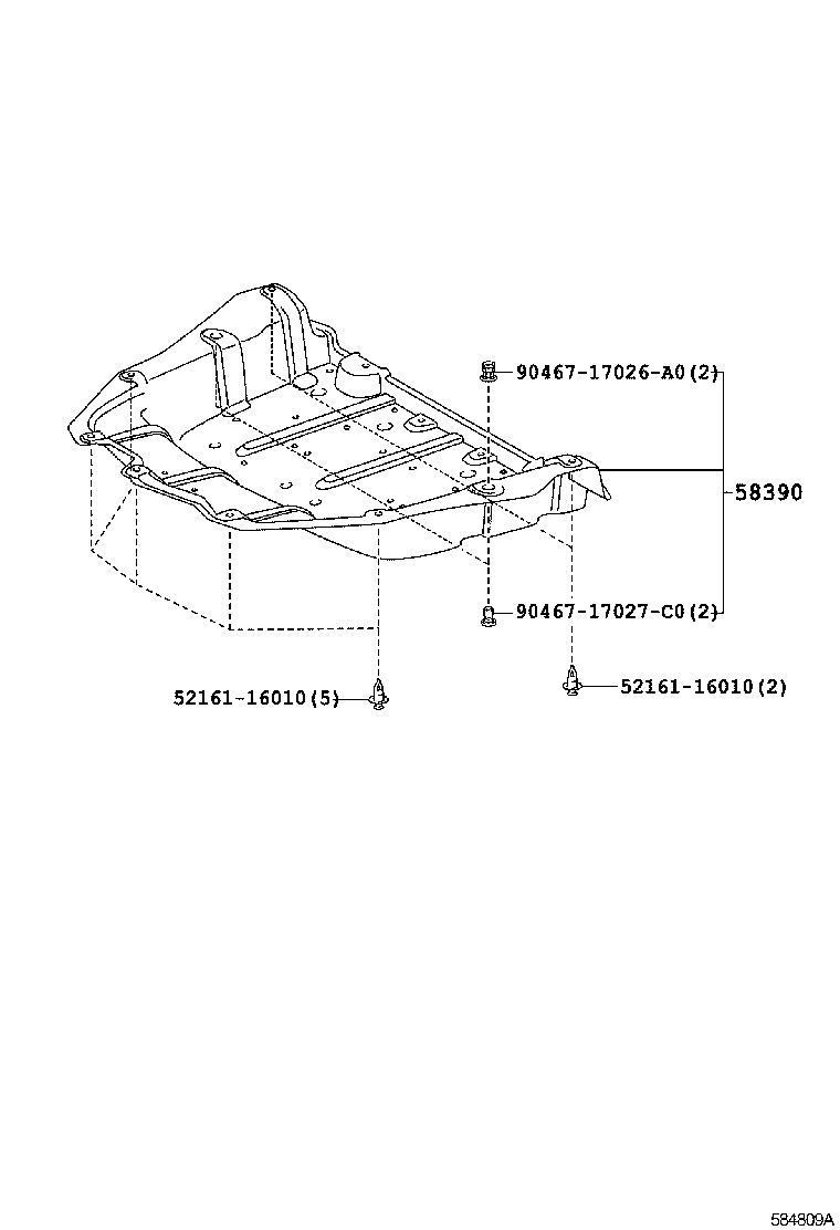 58307-58041 PANEL SUB-ASSY, BODY LOWER BACK product image
