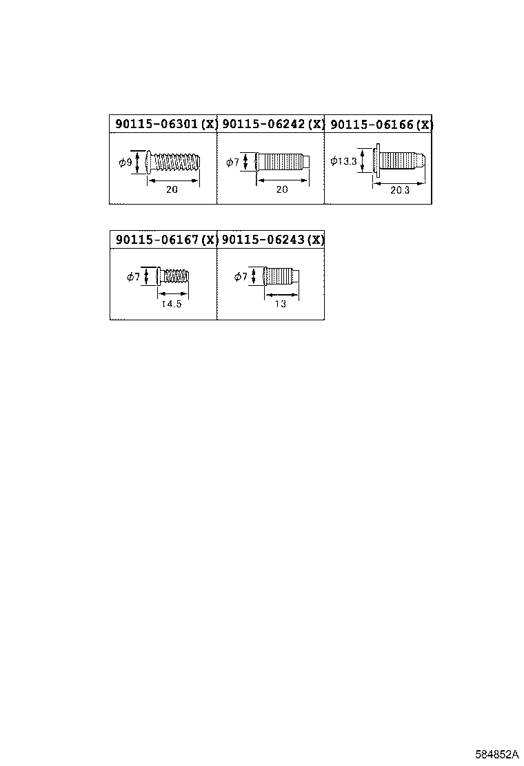 57656-30040 BRACKET, EXHAUST PIPE MOUNTING, NO.1 product image
