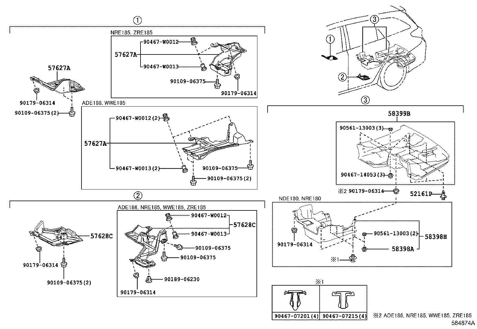 57683-02120 BRACKET, FUEL TANK MOUNTING, NO.1 product image