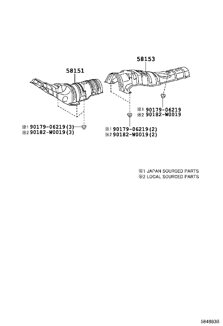58151-02270 INSULATOR, FRONT FLOOR HEAT, NO.1 product image