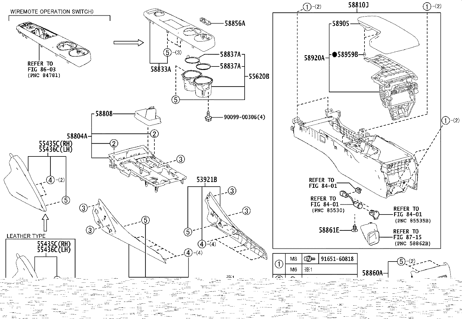 55620-53230 HOLDER ASSY, CONSOLE BOX CUP product image
