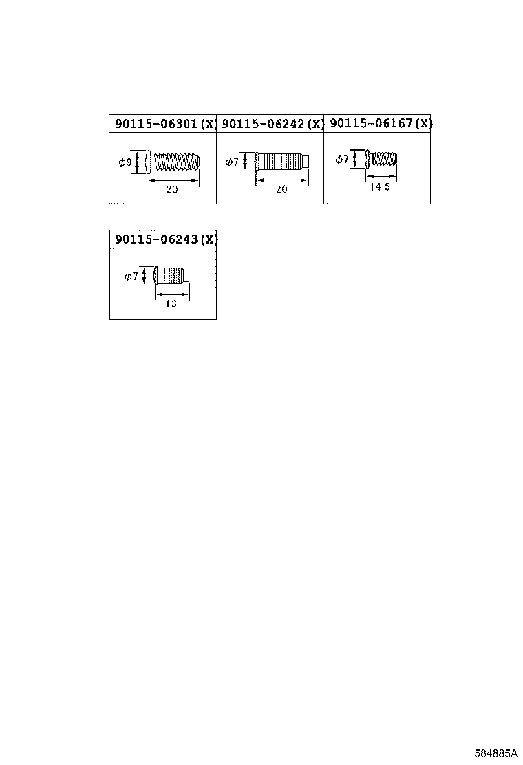 57609-53040 MEMBER, REAR FLOOR CROSS, NO.1 product image