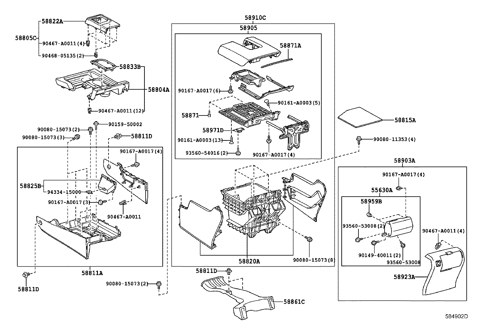 Thumbnail 5 for 58804-0C080-E0