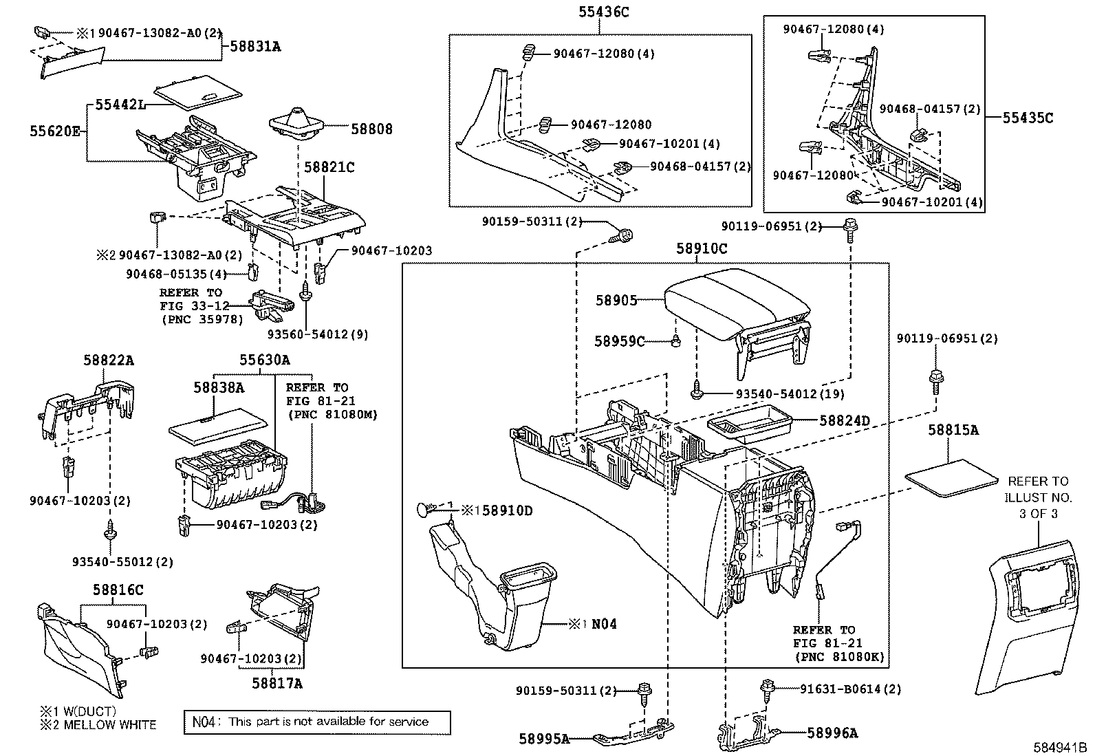 55442-60080 DOOR, INSTRUMENT PANEL product image