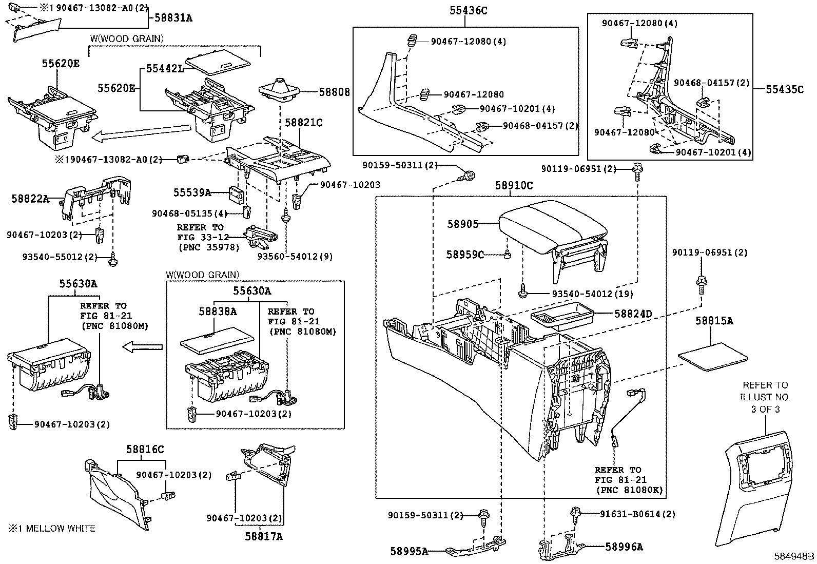 58808-60401 COVER SUB-ASSY, SHIFTING HOLE product image