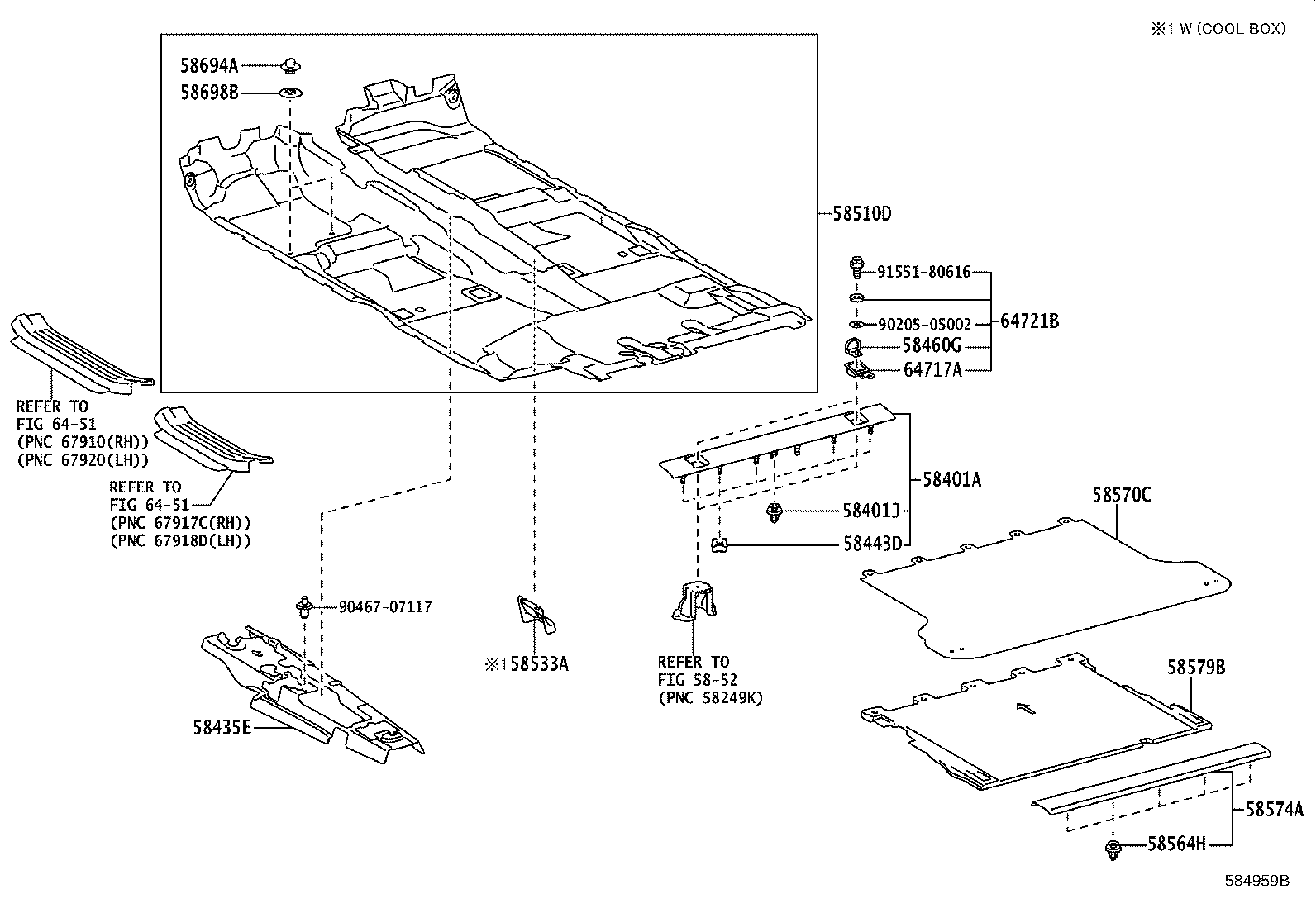 58418-60010-C0 BOARD, REAR FLOOR, NO.4 product image