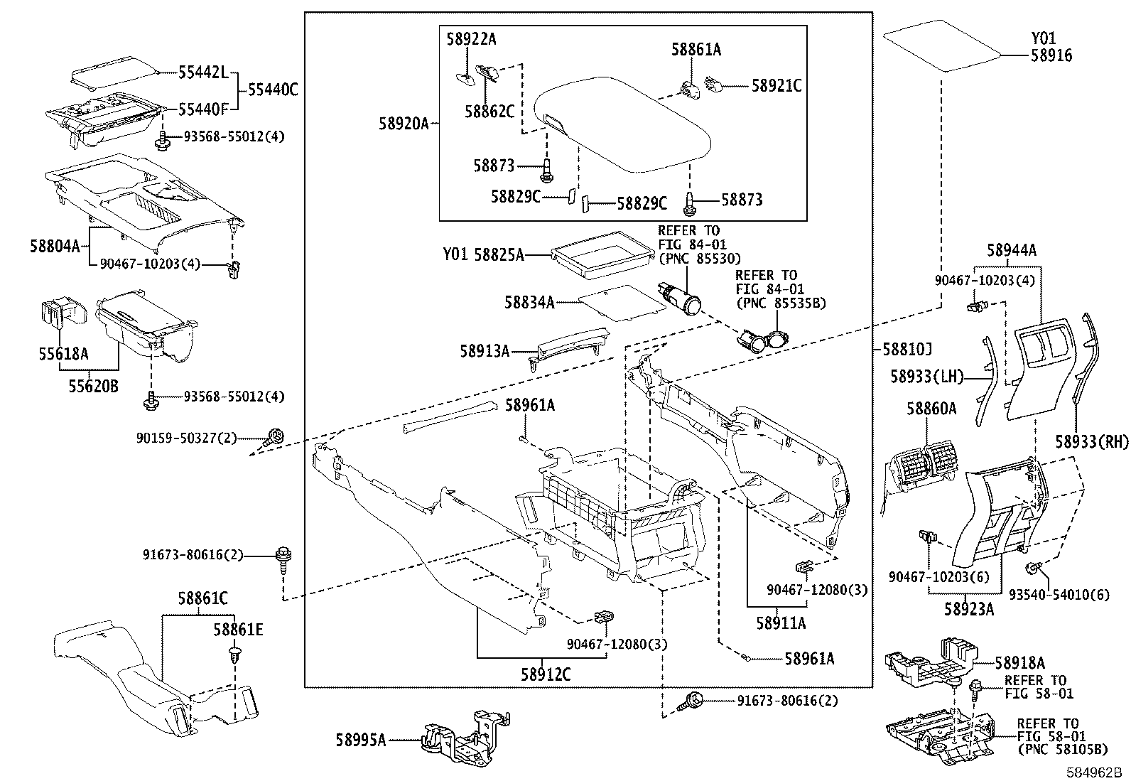 55442-30480 DOOR, INSTRUMENT PANEL product image