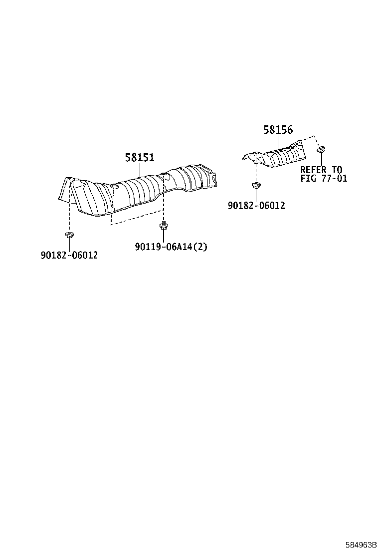 58151-0D110 INSULATOR, FRONT FLOOR HEAT, NO.1 product image