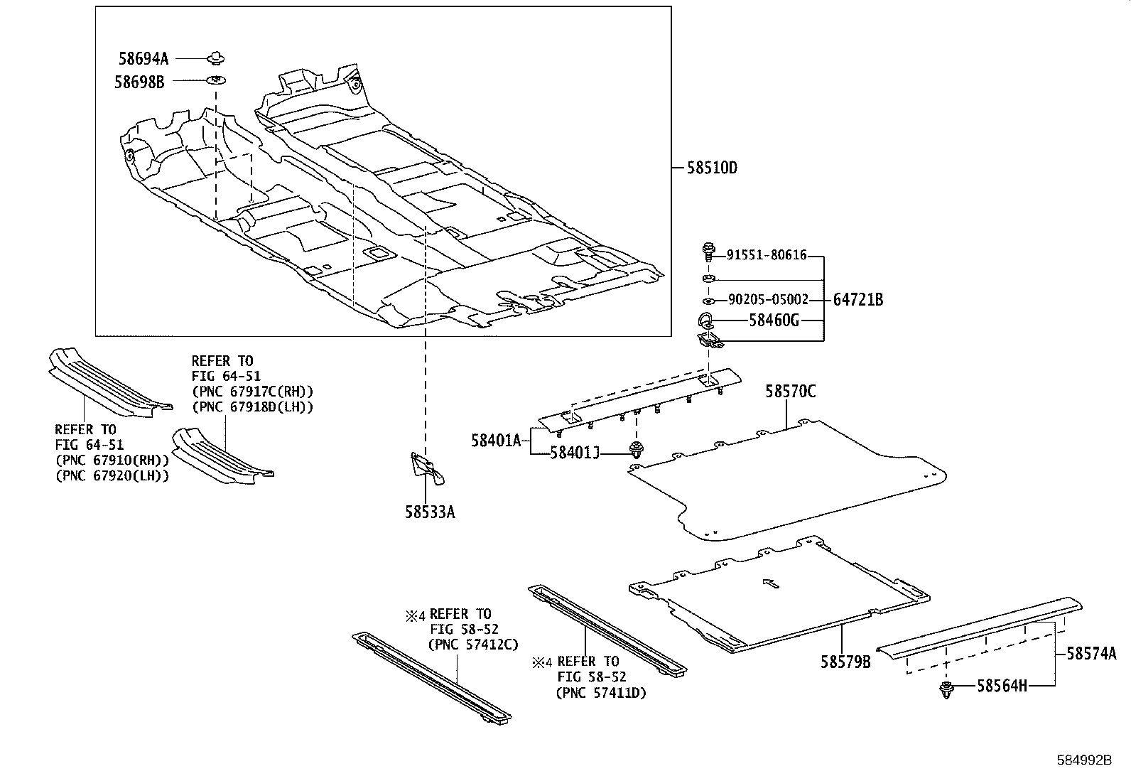 51012-0G020 RAIL SUB-ASSY, REAR FRAME product image