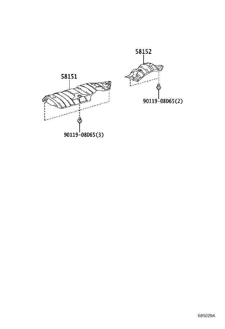 58151-0L010 INSULATOR, FRONT FLOOR HEAT, NO.1 product image