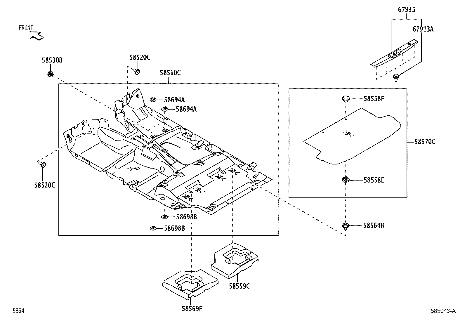 Thumbnail 4 for 58510-BZP40-C0