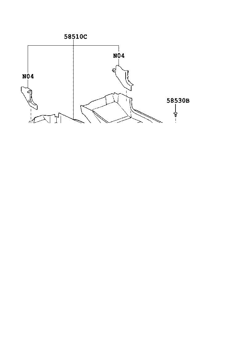 58510-3K490-B0 CARPET ASSY, FRONT FLOOR, FRONT product image