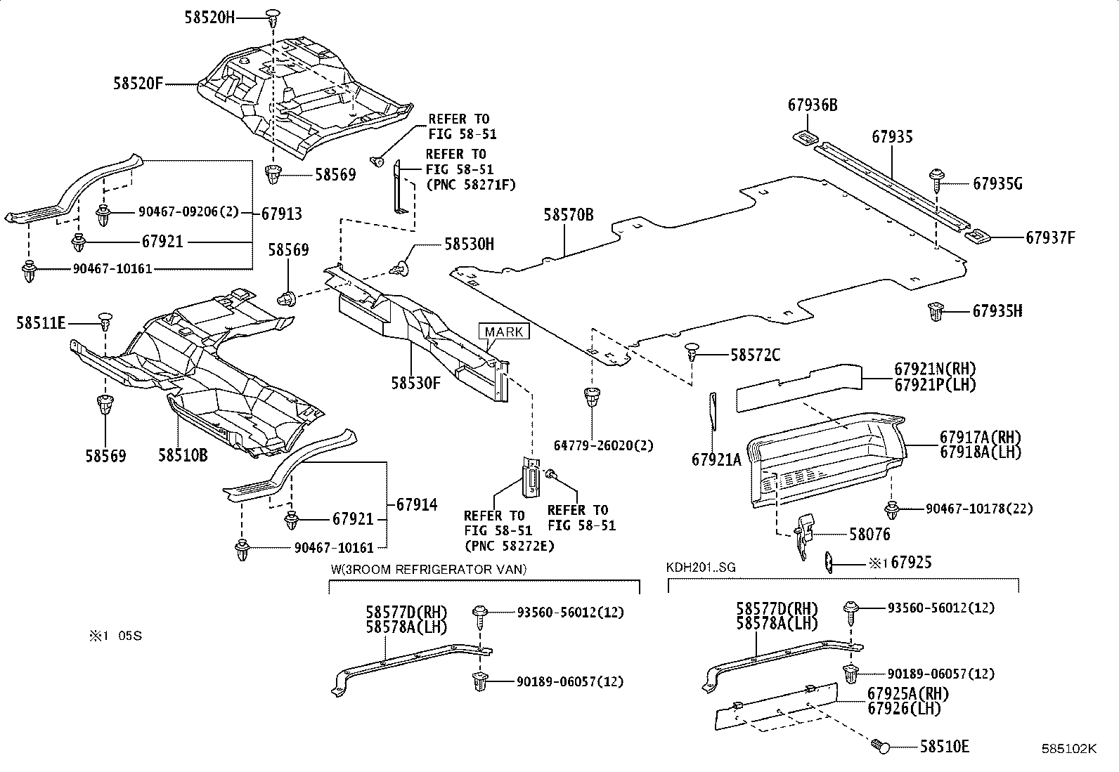 67771-26250 RETAINER, FLOOR CARPET product image