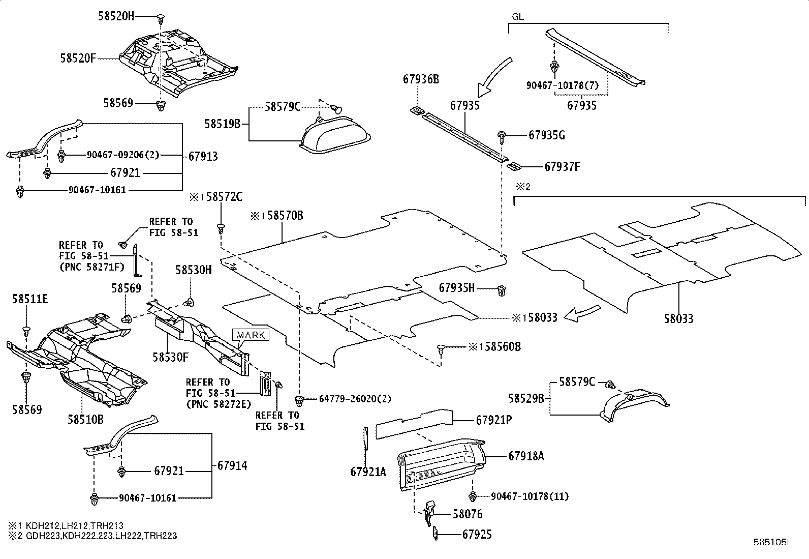 67771-26250 RETAINER, FLOOR CARPET product image