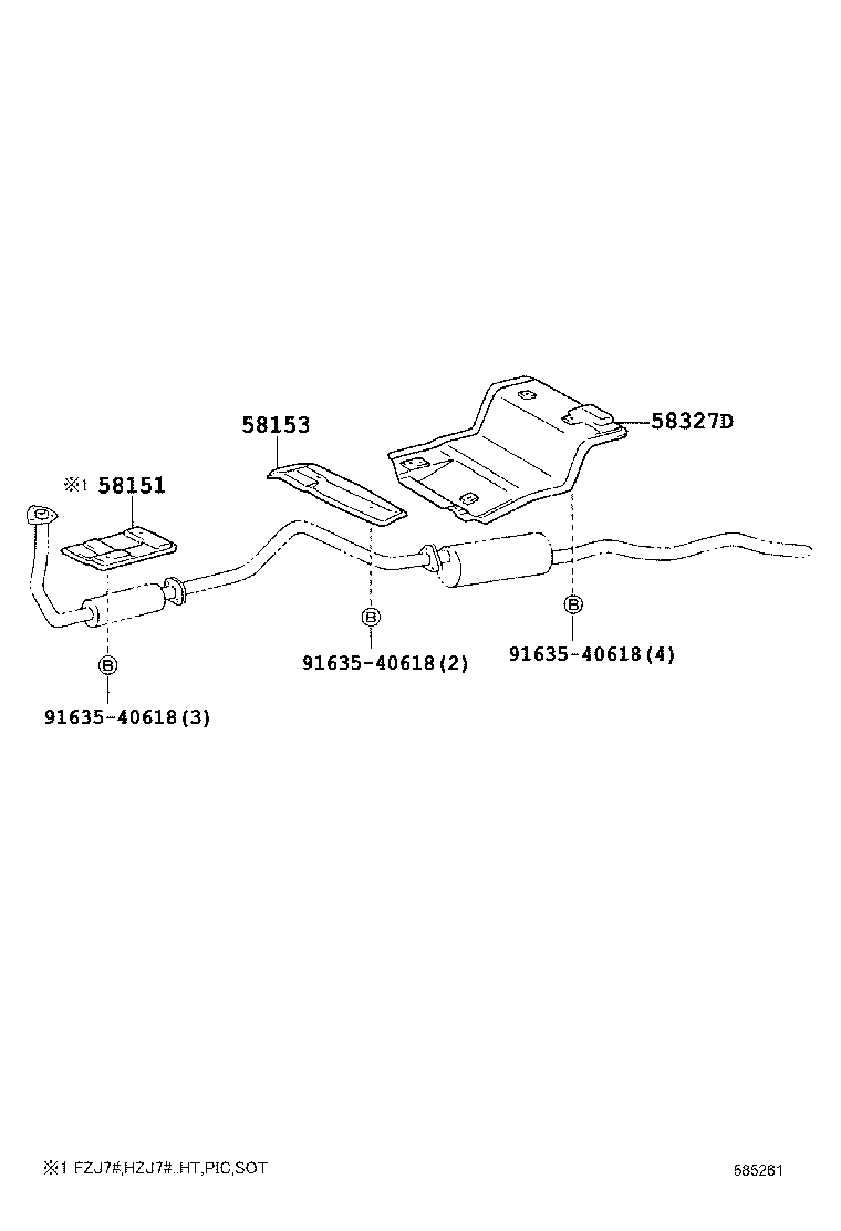 58151-60140 INSULATOR, FRONT FLOOR HEAT, NO.1 product image