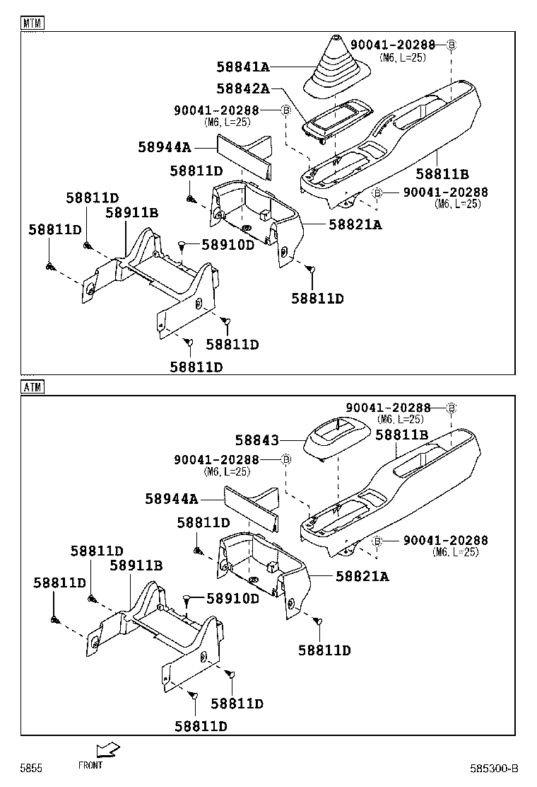58841-87504-C0 COVER, SHIFTING HOLE product image