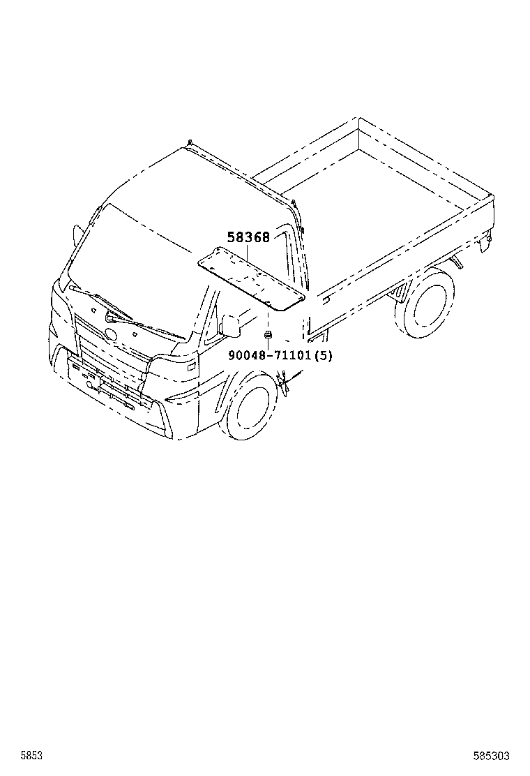 65371-B5010 INSULATOR, HEAT product image
