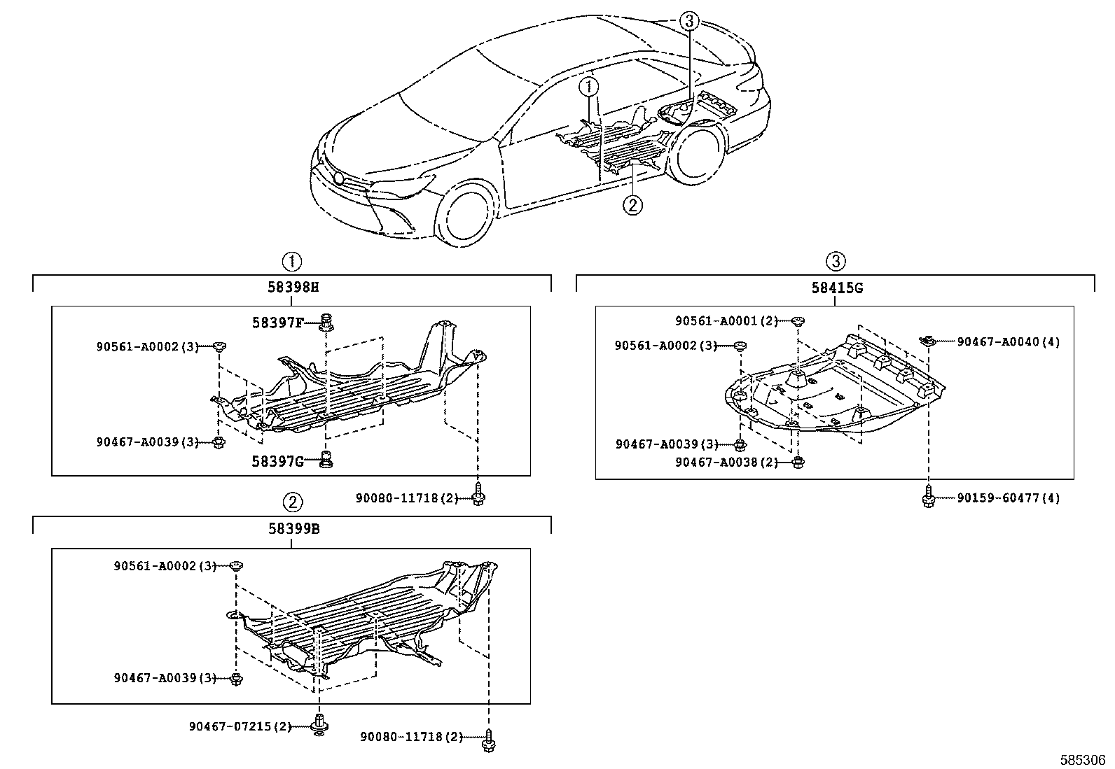 57604-07010 EXTENSION SUB-ASSY, REAR SIDE MEMBER, LH product image