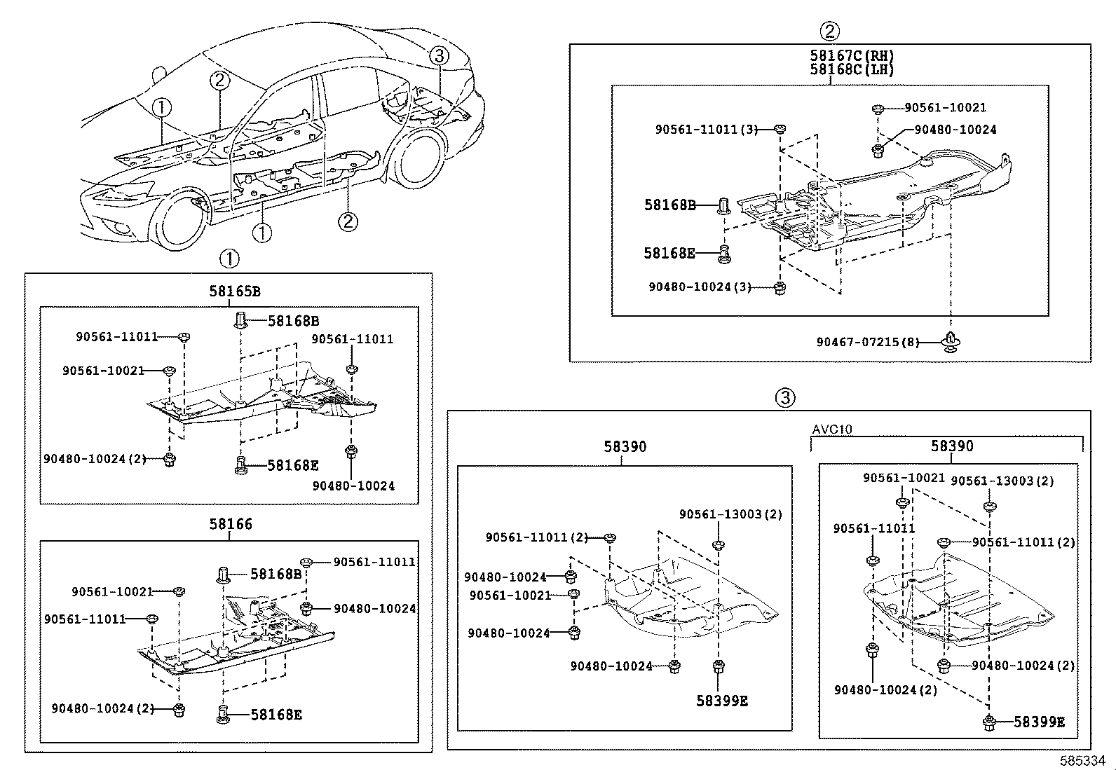 58302-24040 PANEL SUB-ASSY, BODY LOWER BACK product image