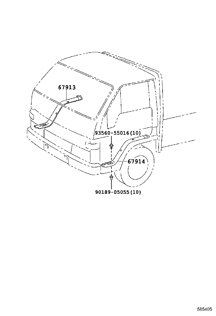 58516-25040-B0 MAT, FRONT FLOOR, REAR NO.2 product image