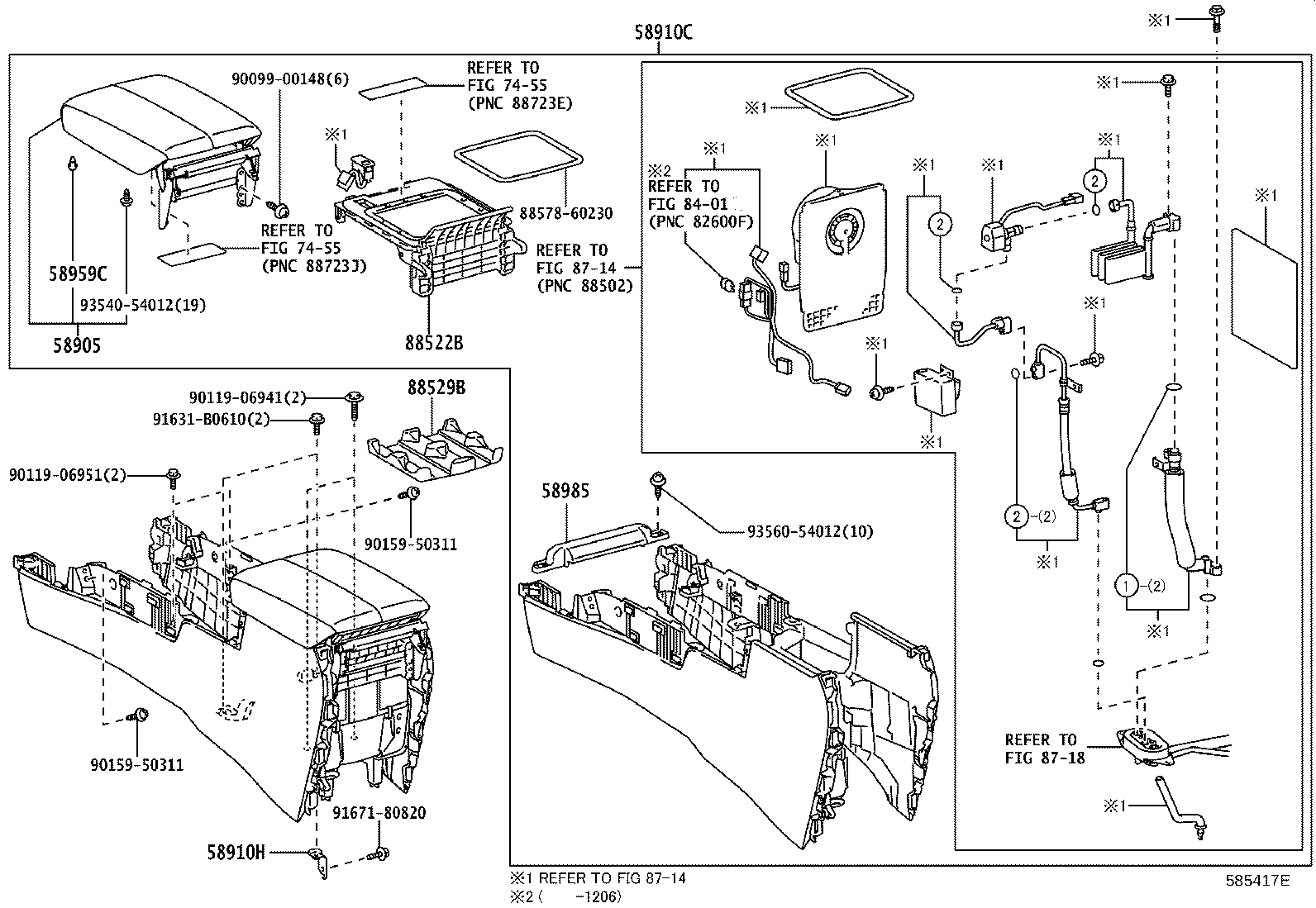 58808-60401 COVER SUB-ASSY, SHIFTING HOLE product image