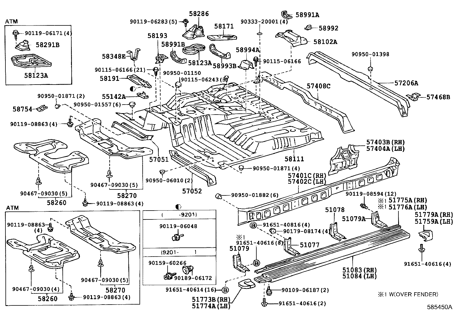 51774-0W010 COVER, SIDE DOOR STEP PLATE, FRONT LH product image