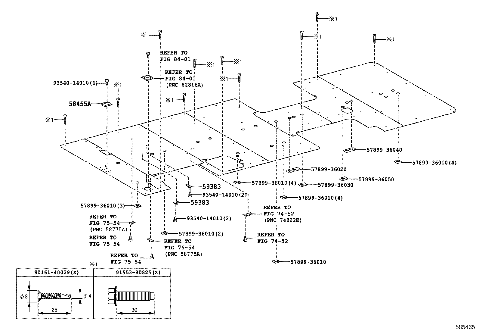 51079-36011 BRACKET SUB-ASSY, SIDE STEP product image