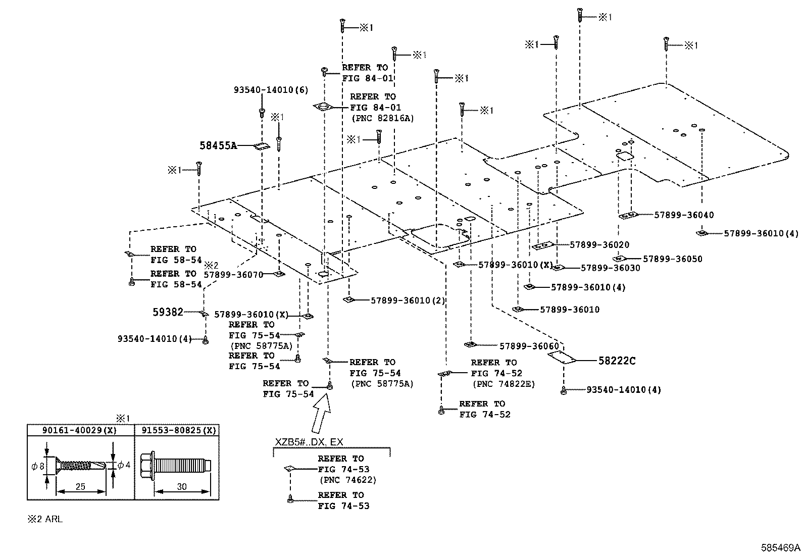 62429-36010 COVER, REAR FLOOR HOLE product image