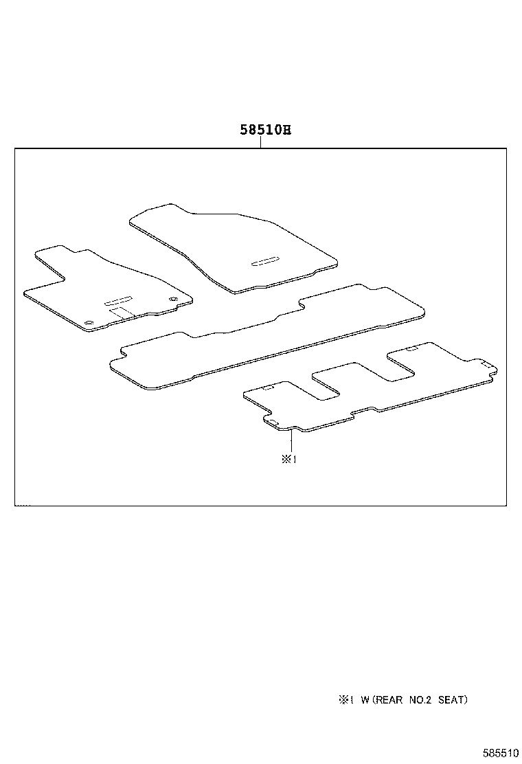 58556-0E030 SILENCER, REAR FLOOR product image