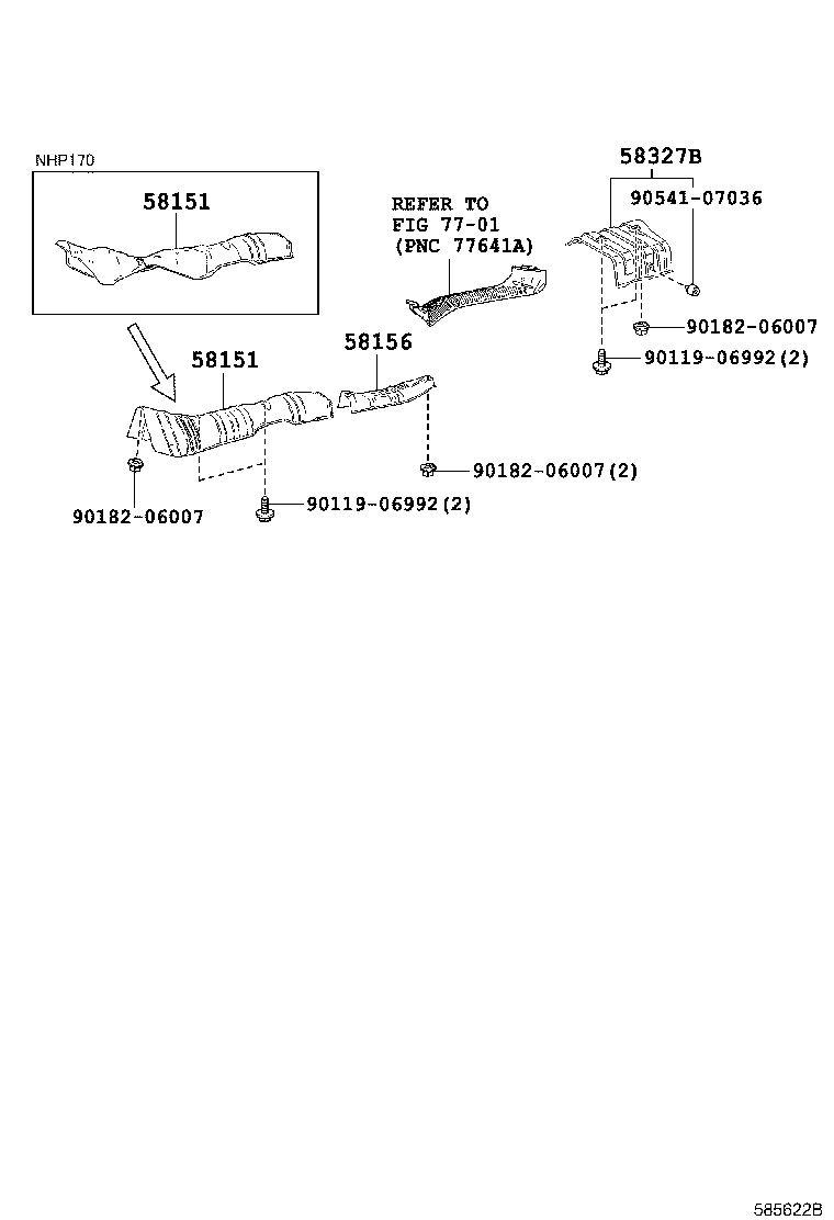 58041-52030 INSULATOR, FRONT FLOOR HEAT, NO.1 product image