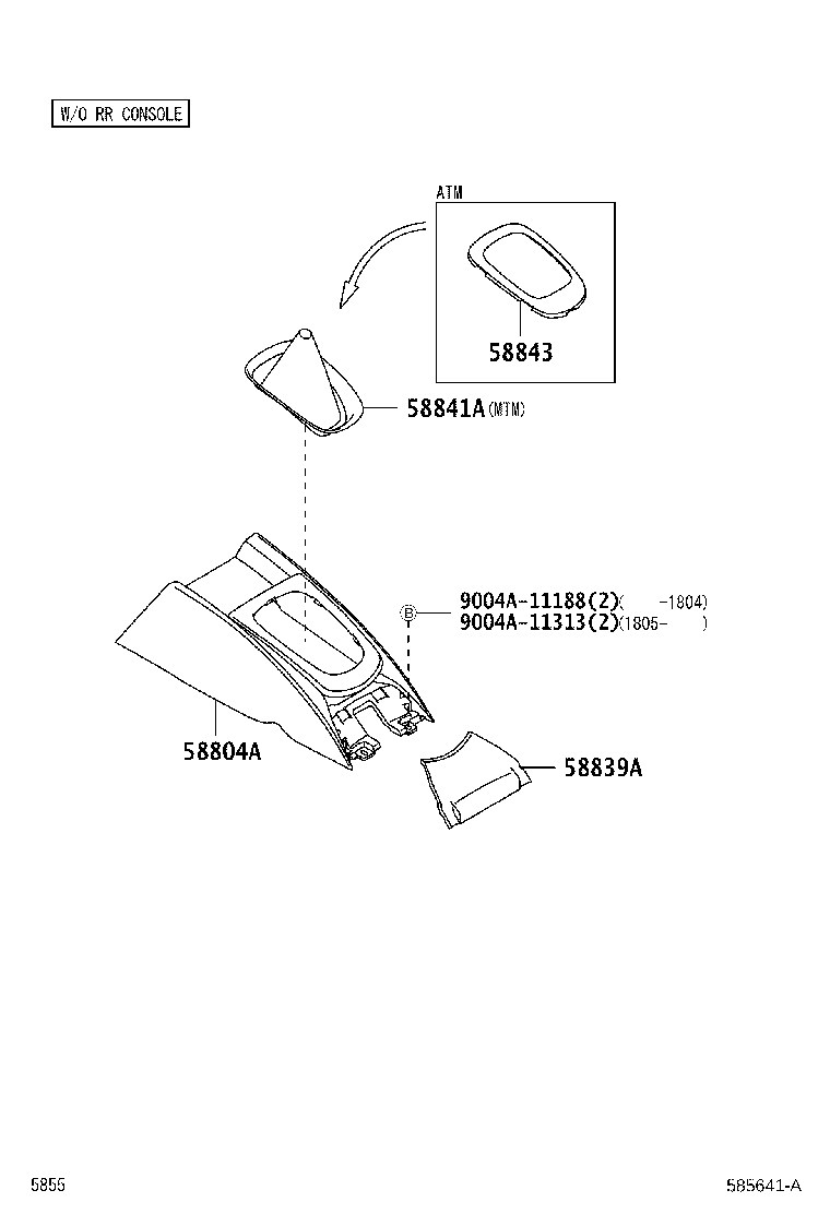 Thumbnail 3 for 58804-BZ010-C2