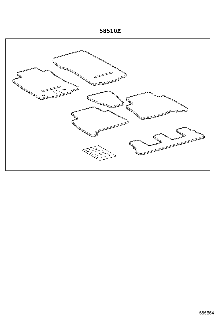 51012-0G020 RAIL SUB-ASSY, REAR FRAME product image