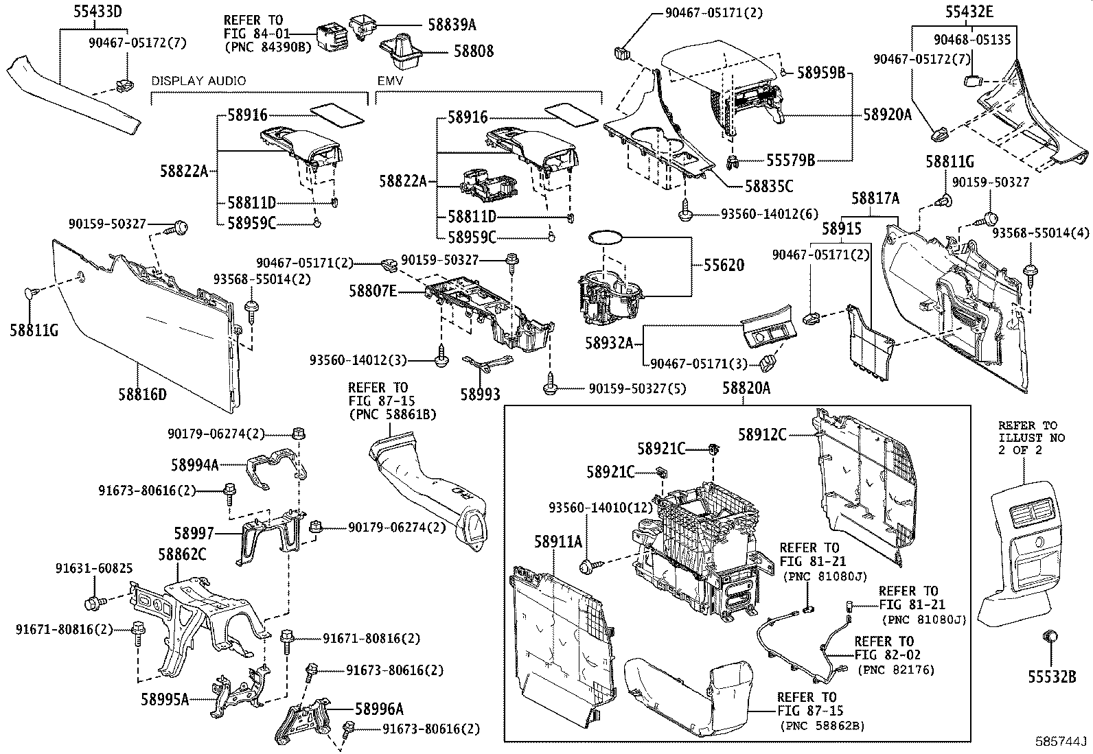 55620-48210 HOLDER ASSY, INSTRUMENT PANEL CUP product image