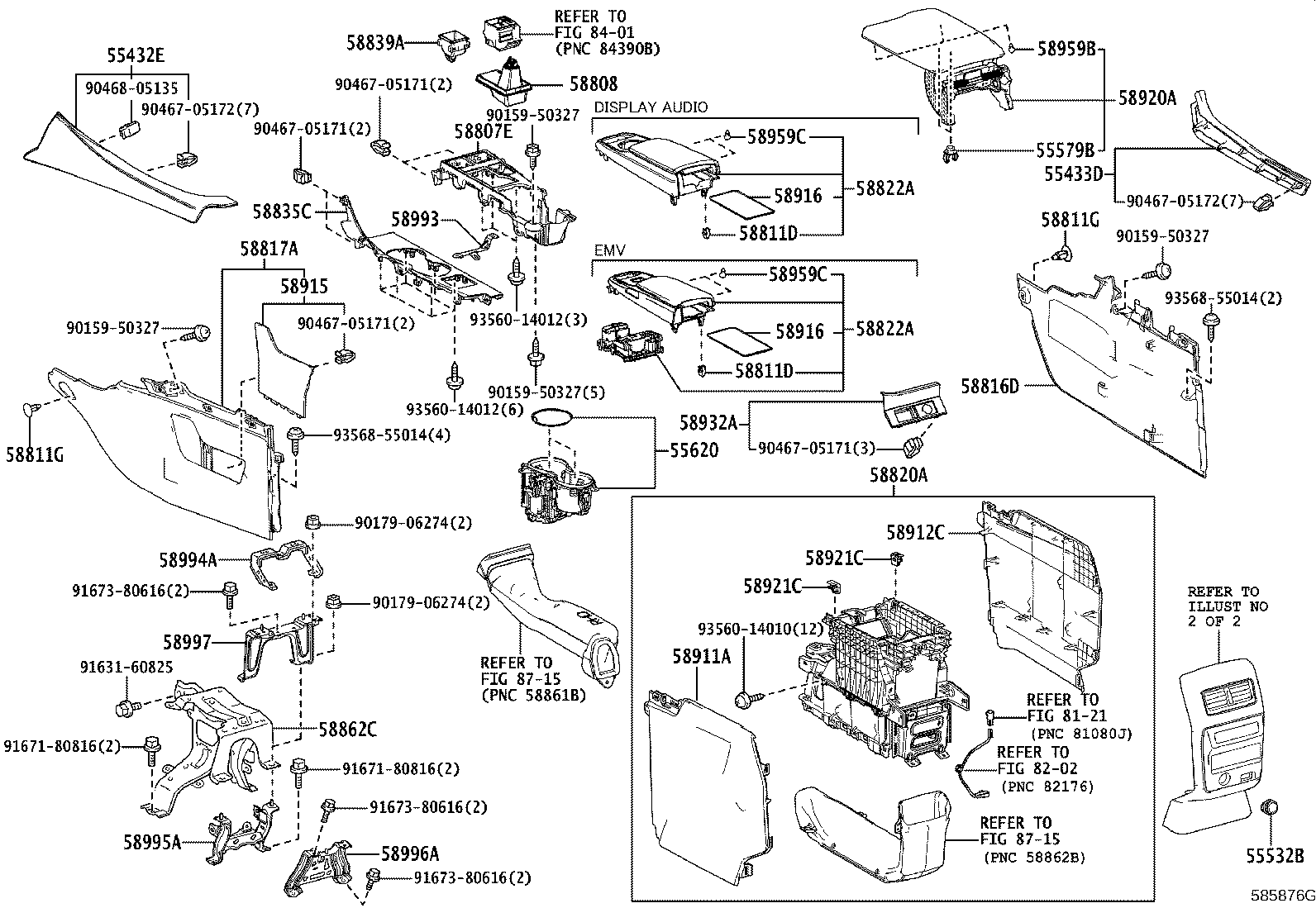 55620-48210 HOLDER ASSY, INSTRUMENT PANEL CUP product image