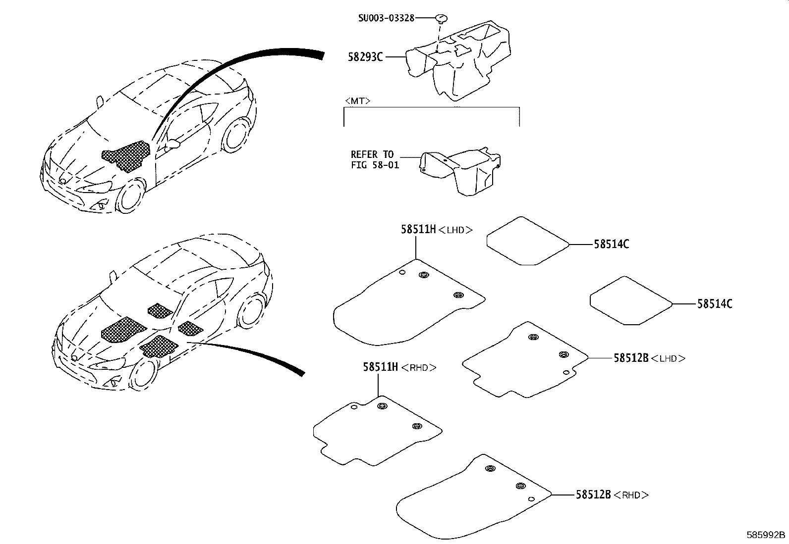 SU003-06754 MAT, FLOOR, FRONT LH product image