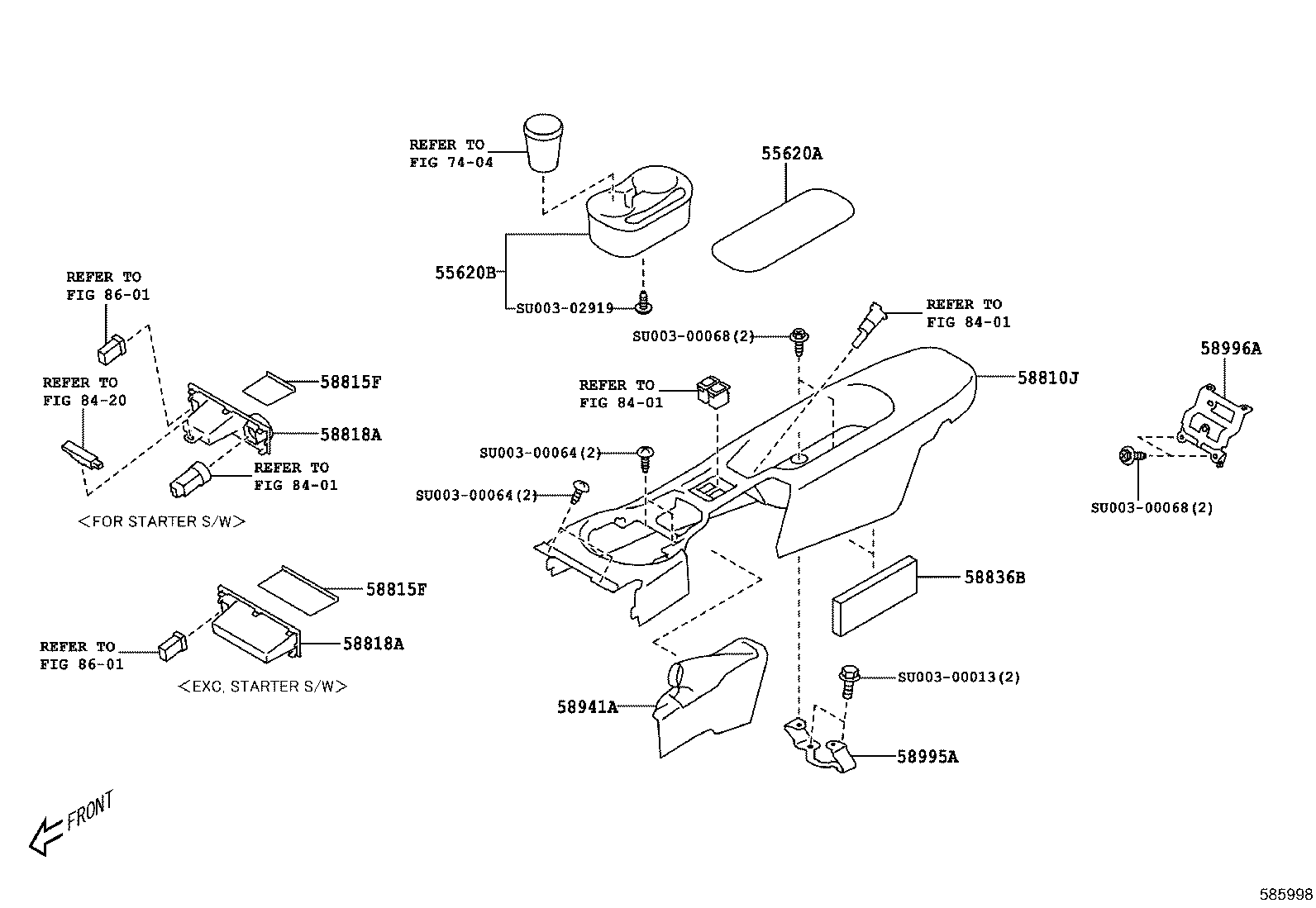 SU003-07375 COVER SUB-ASSY, SHIFTING HOLE product image