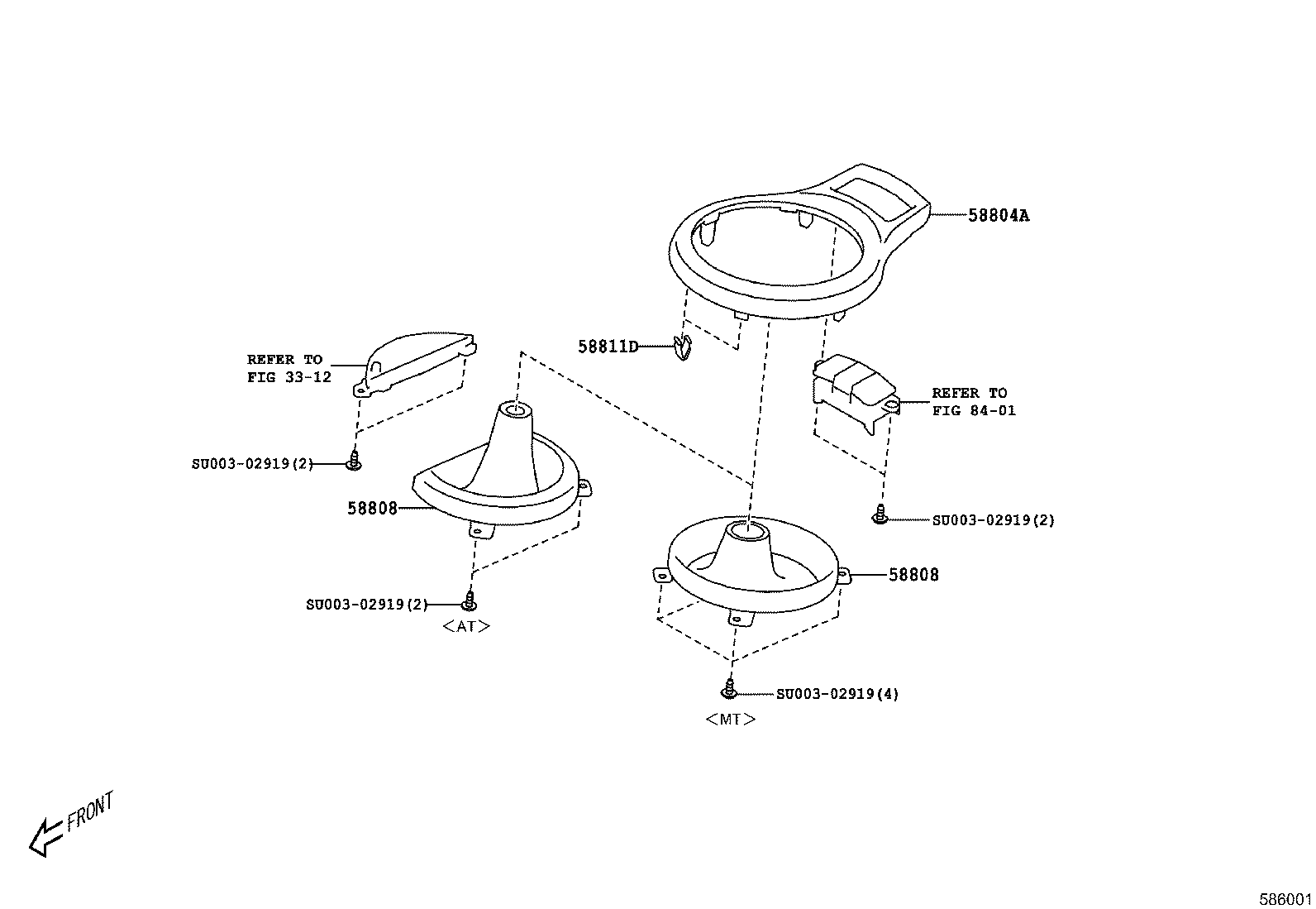 SU003-07375 COVER SUB-ASSY, SHIFTING HOLE product image