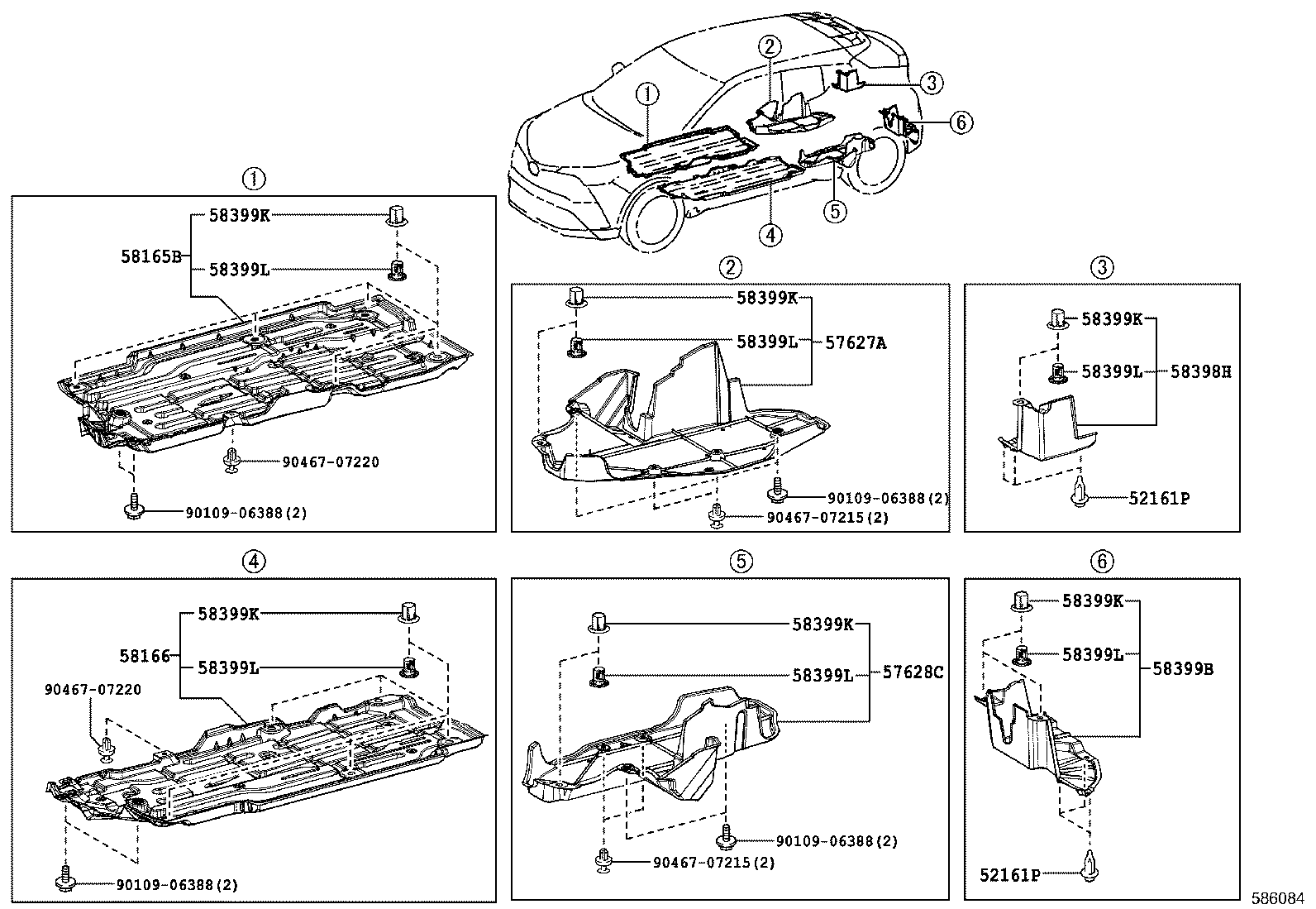 58307-F4011 PANEL SUB-ASSY, BODY LOWER BACK product image