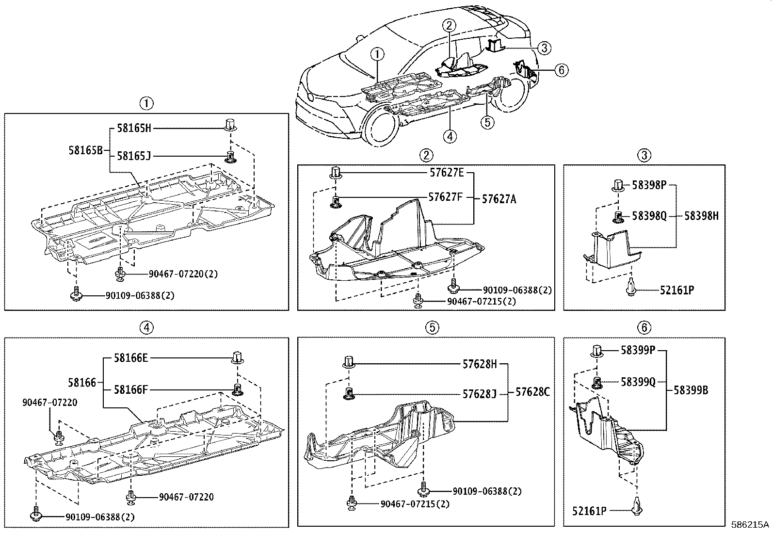 58307-10350 PANEL SUB-ASSY, BODY LOWER BACK product image