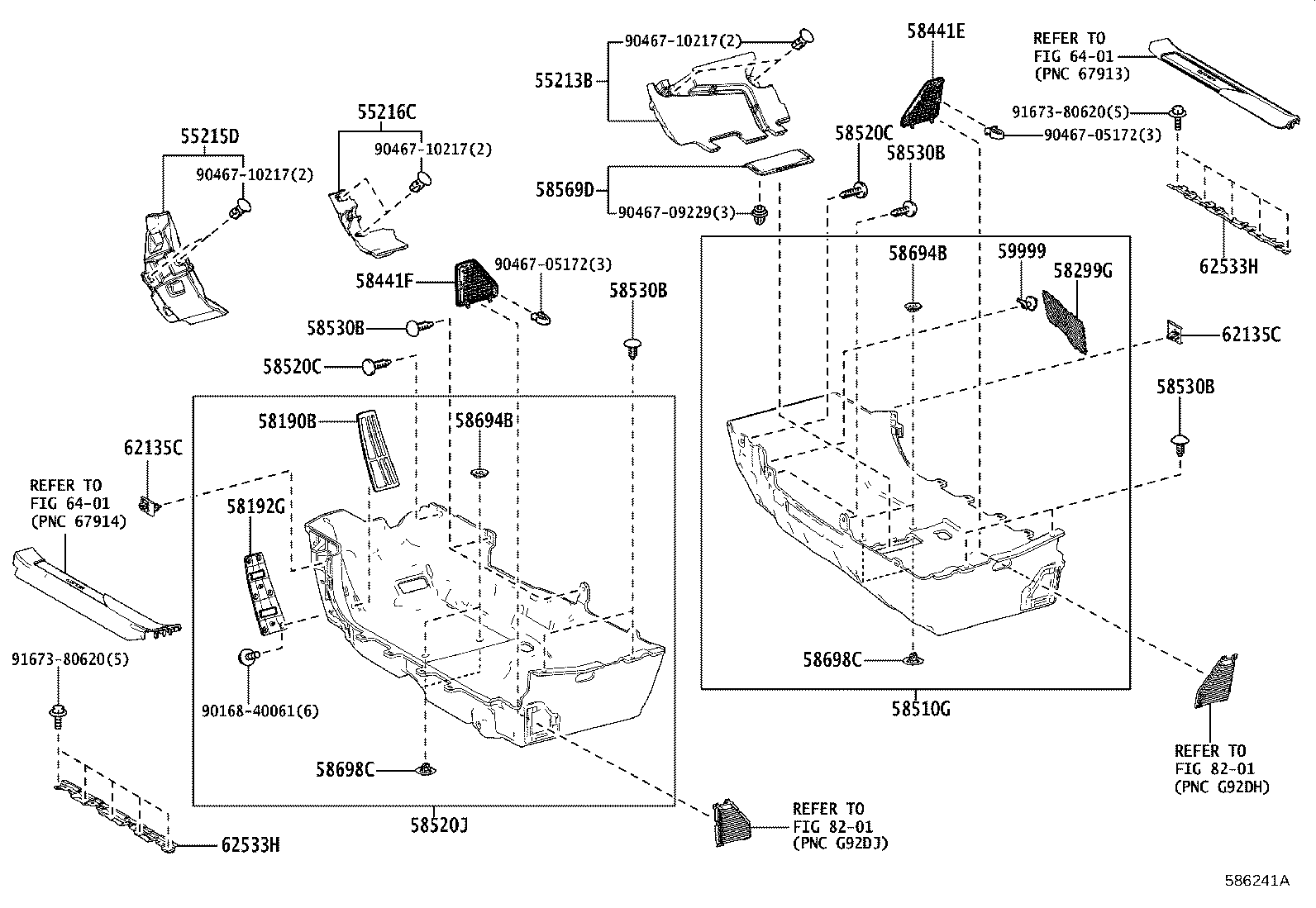 Toyota 58513-11060 MAT, FLOOR, NO.3