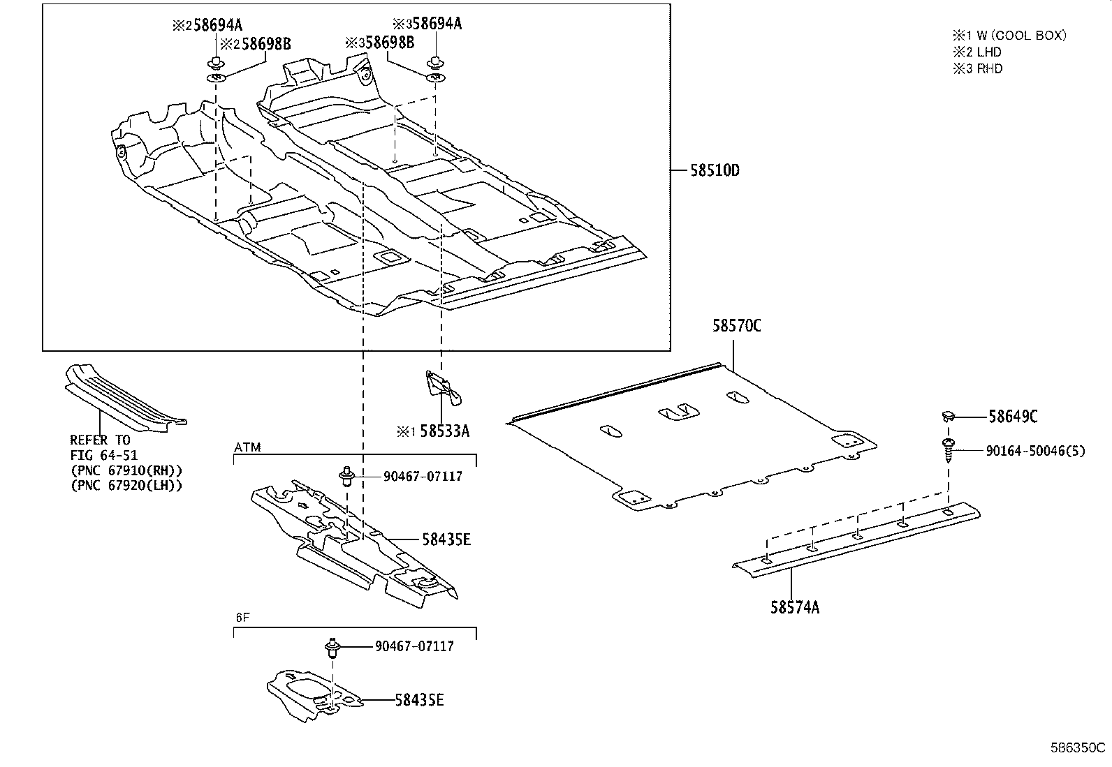 58401-60041-C0 BOARD SUB-ASSY, DECK, NO.1 product image