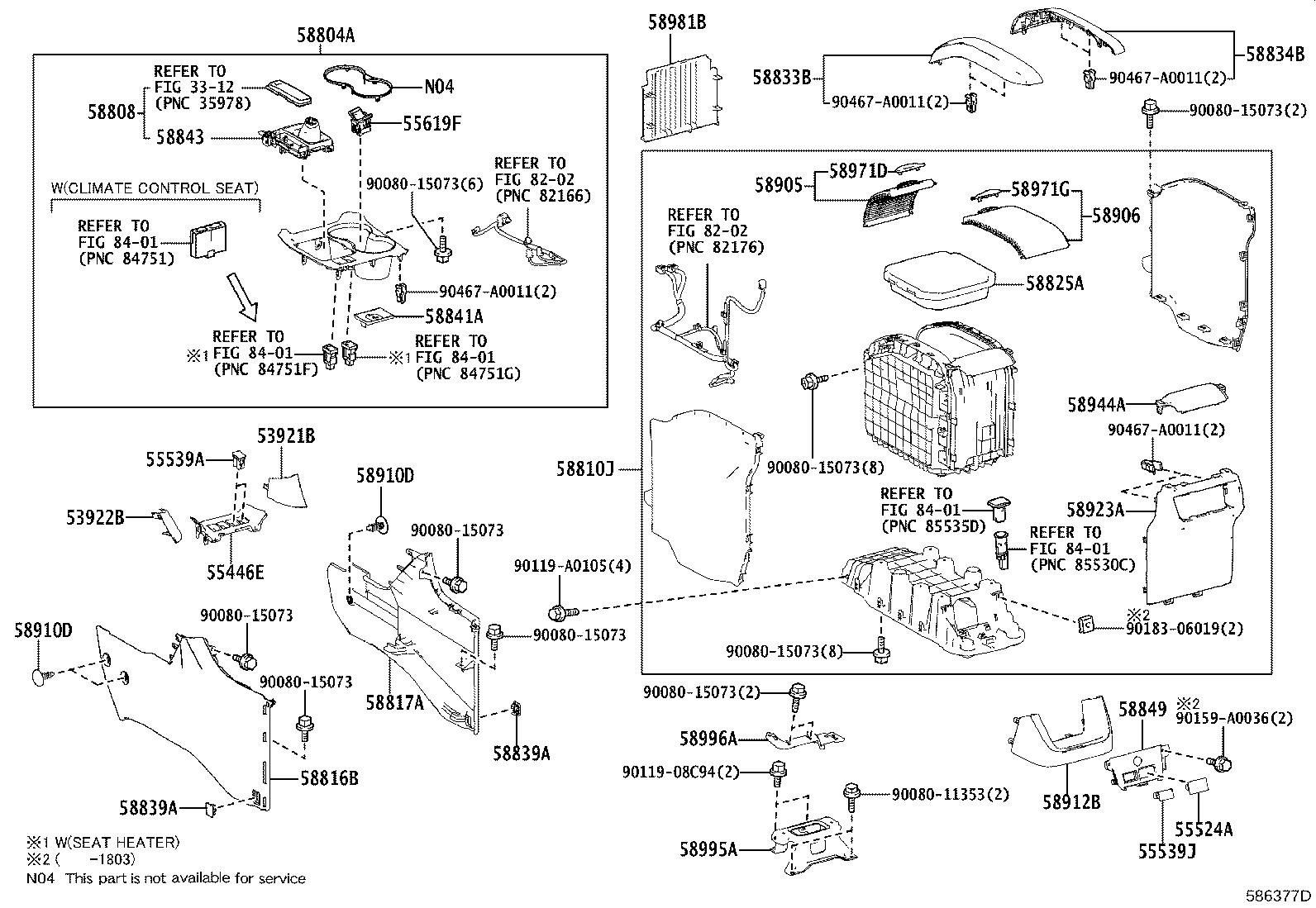 Thumbnail 2 for 58804-0E223-C0