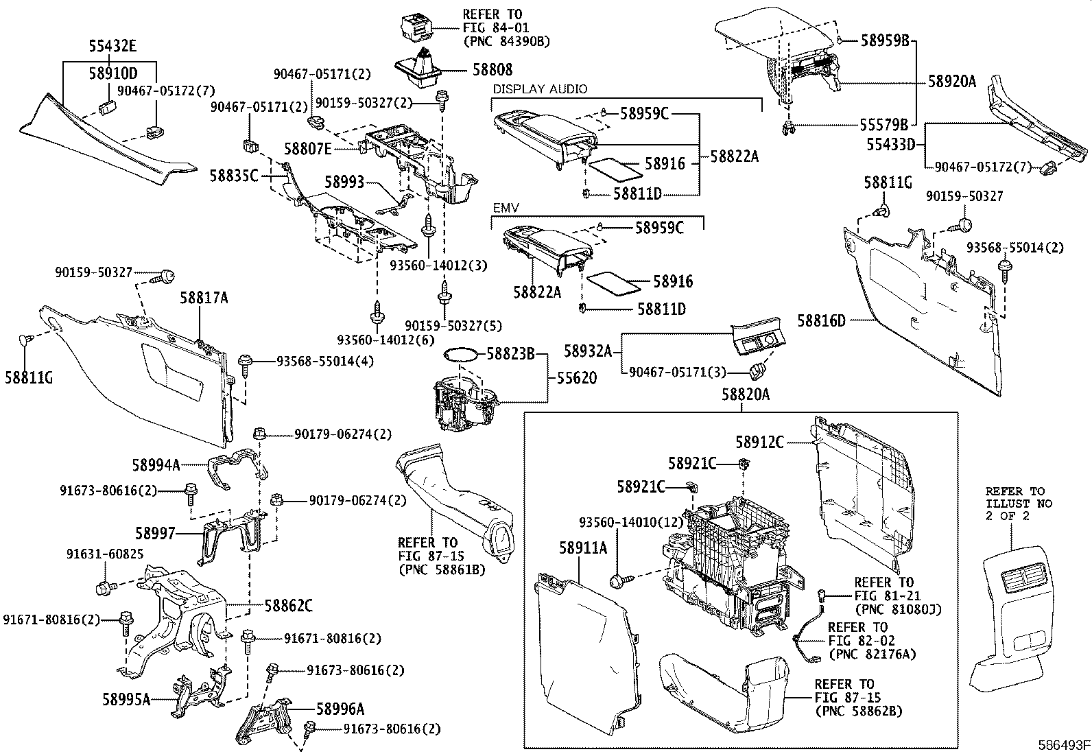 55431-48030-B0 PANEL, INSTRUMENT PANEL FINISH, LOWER NO.2 product image