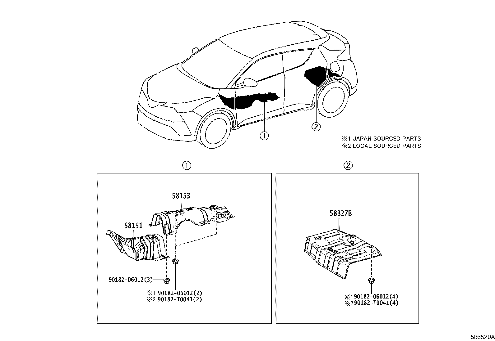 58327-F4030 INSULATOR, MAIN MUFFLER HEAT product image